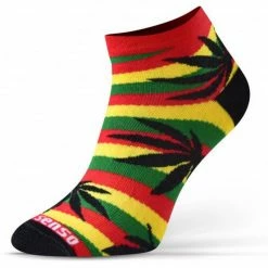 Sesto Unisex Senso Rasta Herb Socks - Multicolour