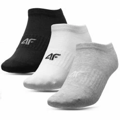 4F Junior Everyday Socks - Black/White/Gray Ski Wear