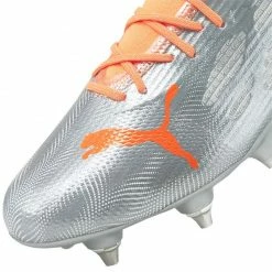 Trainers Puma Mens Ultra 1.4 MxSG Football Boots - Gray/Orange