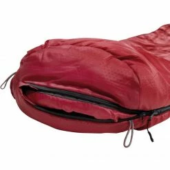 High Peak Redwood 3 L Sleeping Bag 230x85x55 Cm - Burgundy/Gray