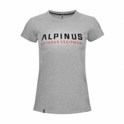 Outdoor Clothing Alpinus Womens Chiavenna T-shirt - Gray