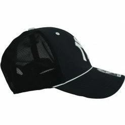 47 Brand Mens New York Yankees Mesh Pop Cap - Black