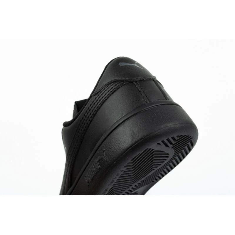 Puma Junior Smash V2 Shoes - Black Footwear