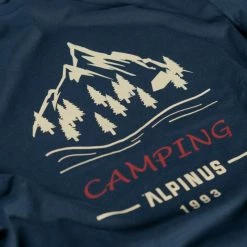 Alpinus Mens Polaris T-shirt - Navy Blue Outdoor Clothing