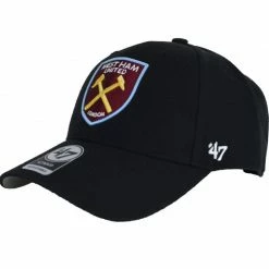 Caps 47 Brand Mens EPL West Ham United FC Cap - Black