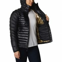 Outdoor Clothing Columbia Womens Labyrinth Loop Hooded Jacket - Black