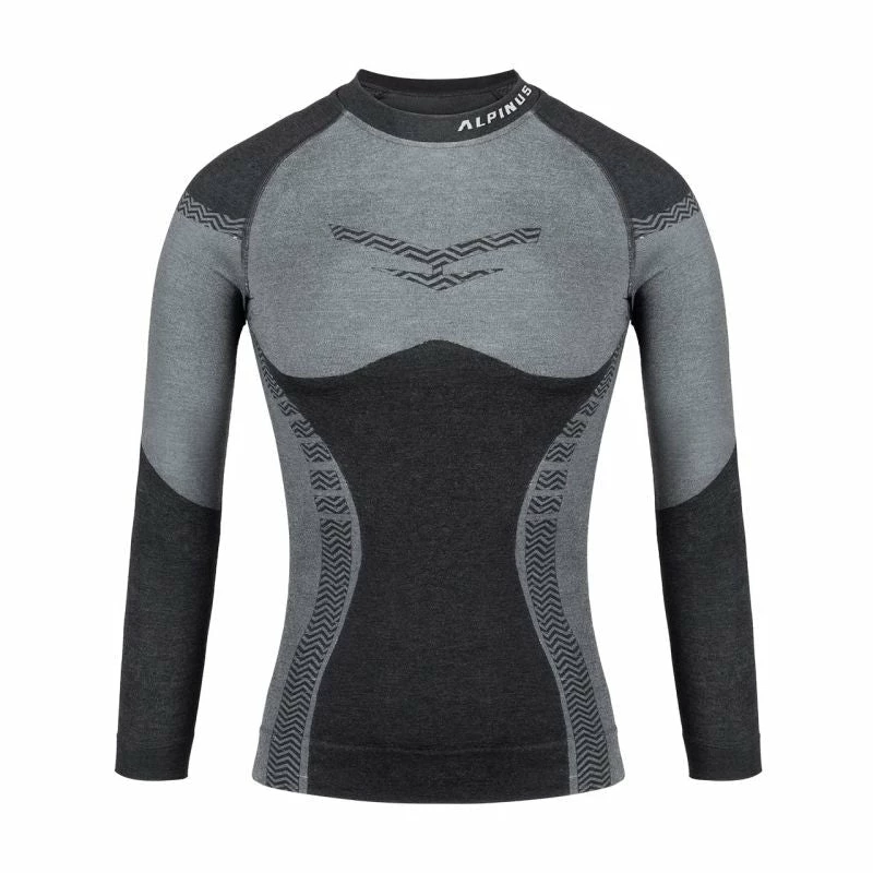 Alpinus Womens Pro Miyabi Edition Thermoactive Shirt - Gray Outdoor Clothing