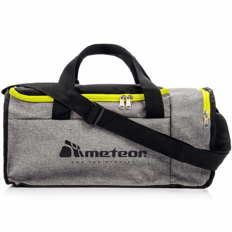 Meteor Nepr 20L Fitness Bag - Gray/Lime Duffle Bags