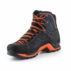 Salewa Mens Mountain Trainer GTX Hiking Shoes - Orange/Black Trainers