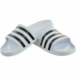 Adidas Mens Adilette Aqua Slippers - White Climawarm