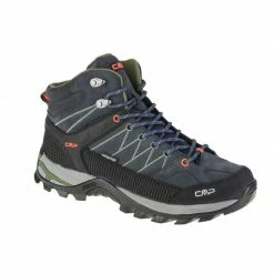 CMP Mens Rigel Mid Shoes - Navy Blue Trainers