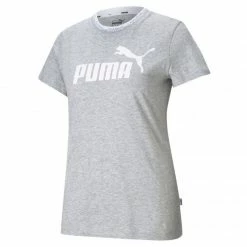 Puma Womens Amplified Graphic T-shirt - Gray Outdoor Clothing