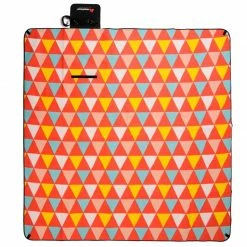 Meteor Triangles Picnic Blanket 200x200 CM - Red