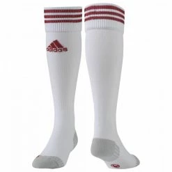 Walking Socks Adidas Mens Adisock 12 Gaiters - White/Red