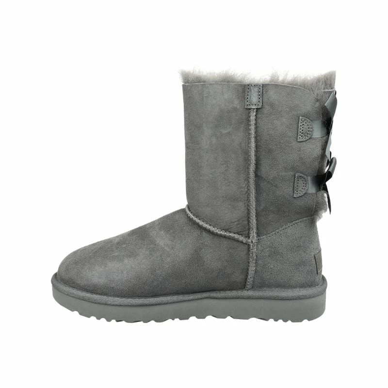 UGG Womens Bailey Bow II Shoes - Gray