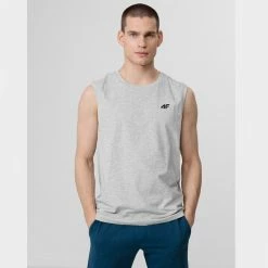 Outdoor Clothing 4F Mens Simple T-shirt - Gray