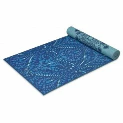 Yoga Mats Gaiam Mystic 6MM Double-Sided Yoga Mat - Blue