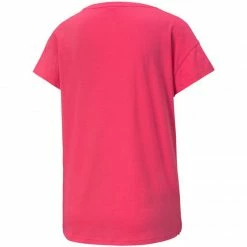 Puma Womens Active Logo T-Shirt - Glowing Pink