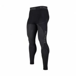 Outdoor Clothing Alpinus Mens Active Base Layer Set Thermoactive Underwear - Black/Gray