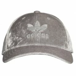 Adidas Originals Velor Baseball Cap - Gray Caps
