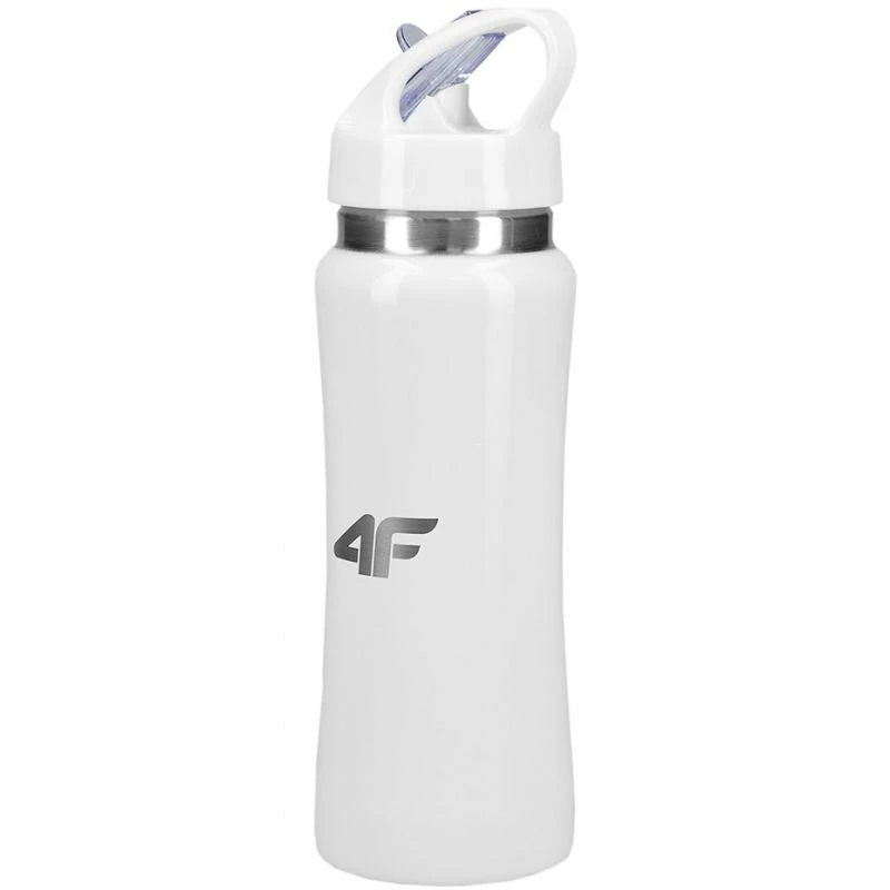 4F Thermal Water Bottle - White Hiking