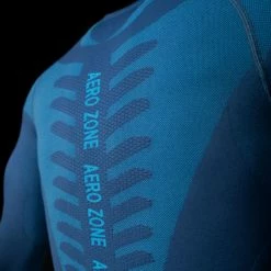 Alpinus Mens Tactical Base Layer Thermoactive Sweatshirt - Blue Outdoor Clothing