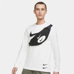Nike Heritage Fanny Pack Waist Bag - Black Duffle Bags