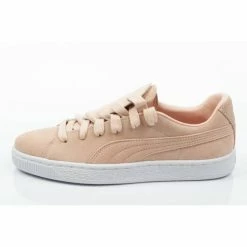 Puma Womens Suede Crush Frosted Shoes - Pink
