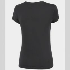 4F Womens Round Neck T-shirt - Graphite Outdoor Clothing