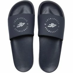 Slides 4F Mens Slippers - Navy Blue