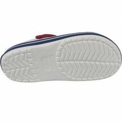 Crocs Unisex Crockband Slippers - White Slides