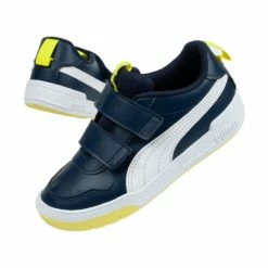 Puma Junior Multiflex Shoes - Navy Blue