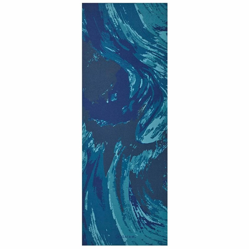 Yoga Mats Gaiam Pacific Harbor 4 MM Yoga Mat -Blue