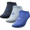 Ski Wear 4F Junior Everyday Socks - Navy Blue/Blue