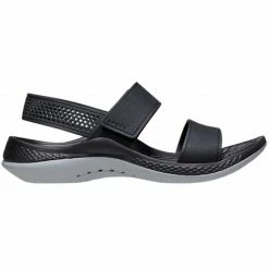 Crocs Womens Literide 360 Sandals - Black Slides