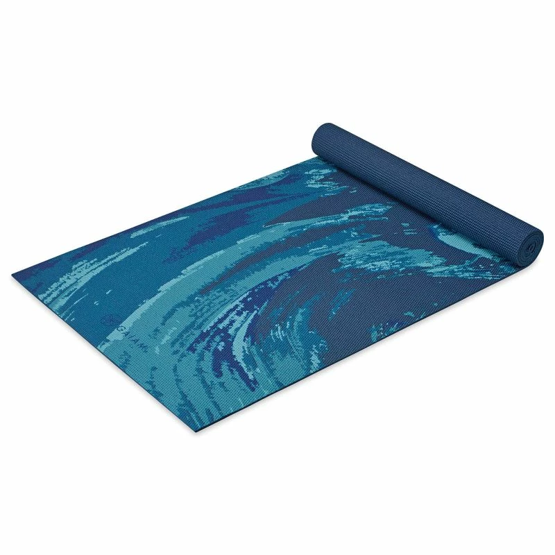 Yoga Mats Gaiam Pacific Harbor 4 MM Yoga Mat -Blue