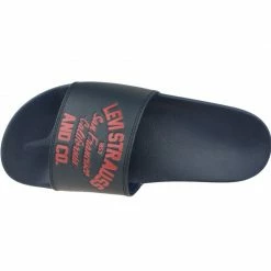 Levi's Unisex June California Flip-Flops - Navy Blue Slides