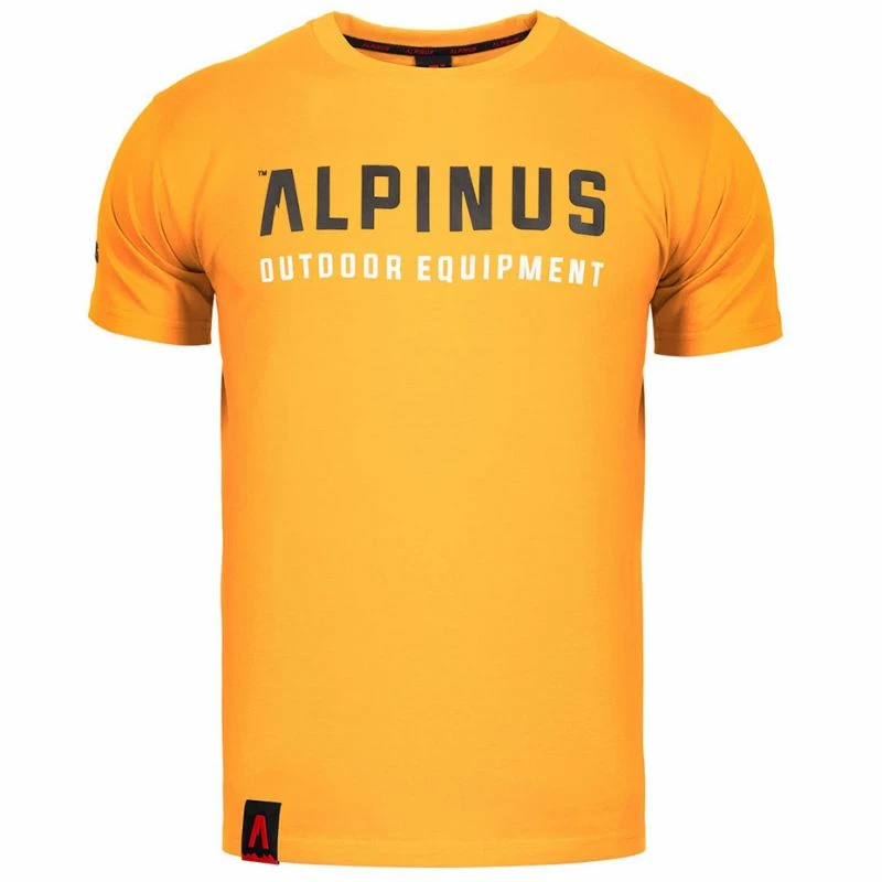 Alpinus Men's Outdoor Eqpt. T-shirt - Orange