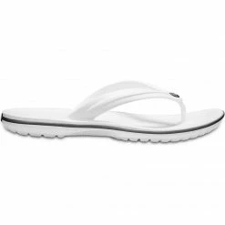 Crocs Unisex Crocband Flip-Flops - White