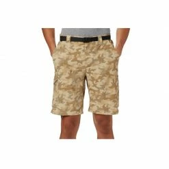 Columbia Mens Silver Ridge Printed Cargo - Beige Outdoor Clothing
