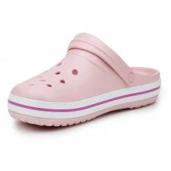 Crocs Womens Crocband Slippers - Pink Slides