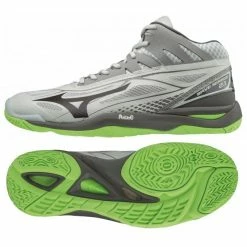 Mizuno Mens Wave Mirage 2.1 Mid Shoes - Gray Trainers