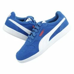 Puma Junior Icra Trainer Shoes - Blue Footwear