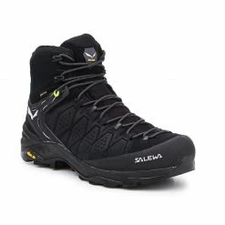 Salewa Mens MS Alp Trainer 2 Mid GTX Hiking Shoes - Black Trainers
