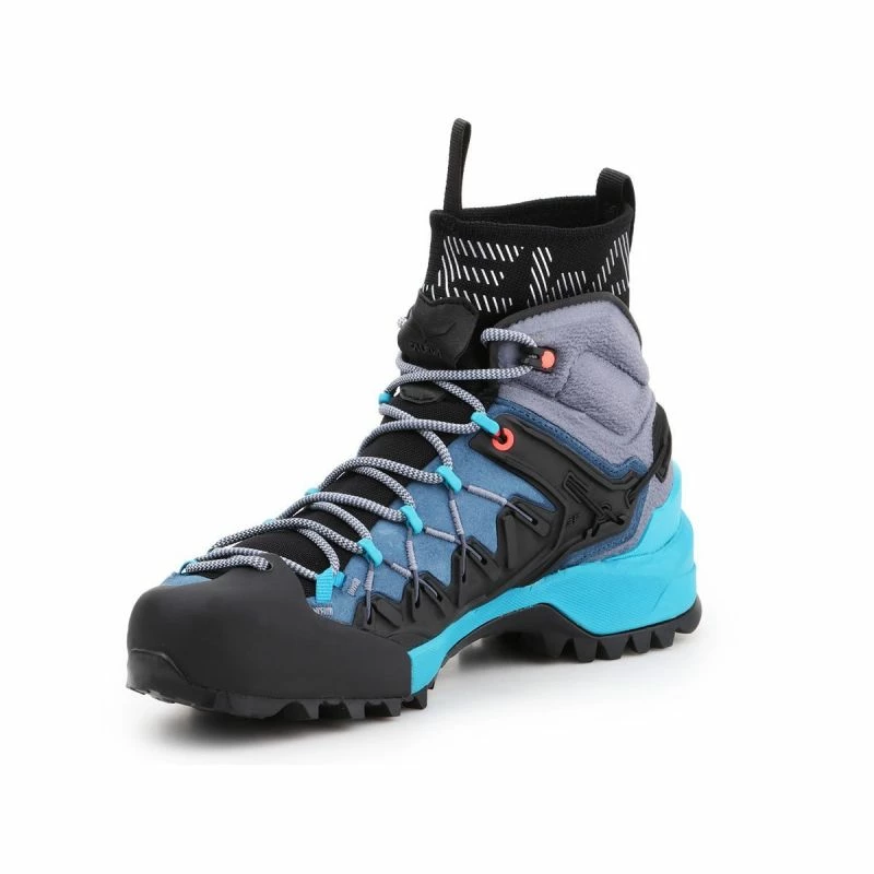 Footwear Salewa Womens WS Wildfire Edge Mid GTX Trekking Shoes - Blue