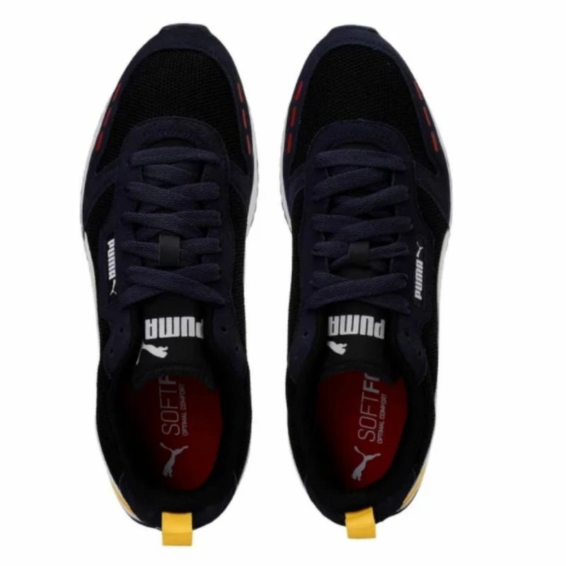 Puma Mens R78 Shoes - Black Trainers