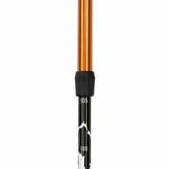 Alpinus Kungsleden Nordic Walking Poles - Orange Hiking