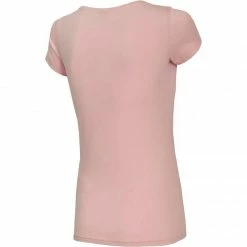 4F Womens Soft T-Shirt - Light Pink Outdoor Clothing