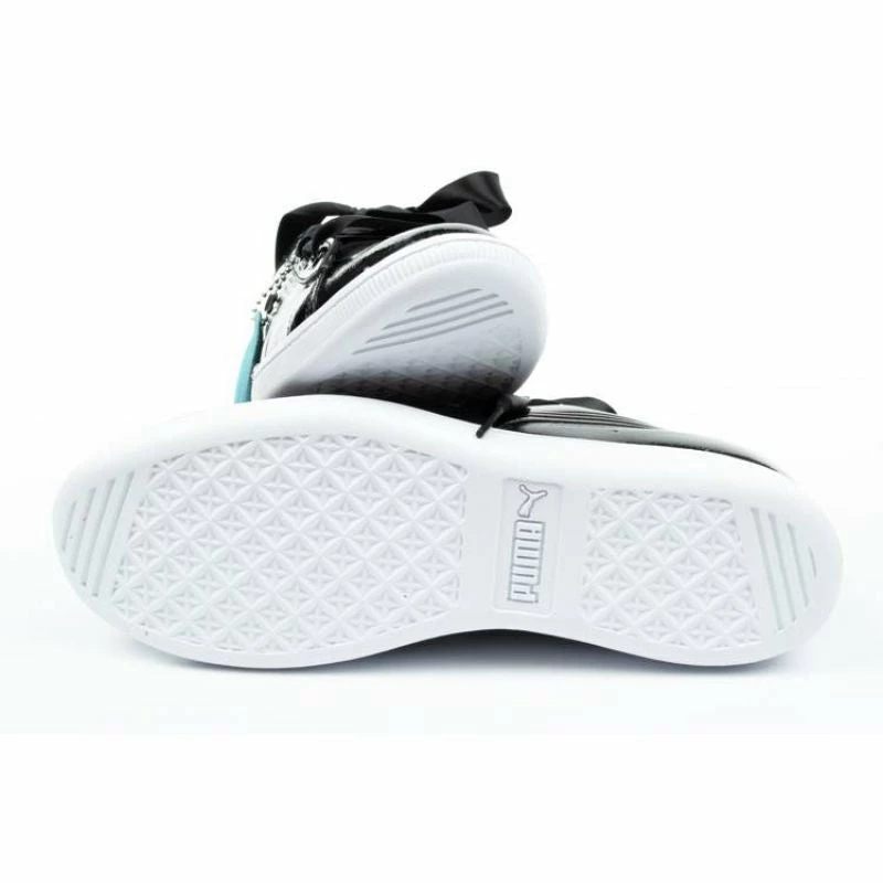Puma Womens Vikky Ribbon PW Shoes - Black Footwear
