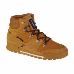 Climawarm Adidas Terrex Mens Snowpitch CW Shoes - Brown